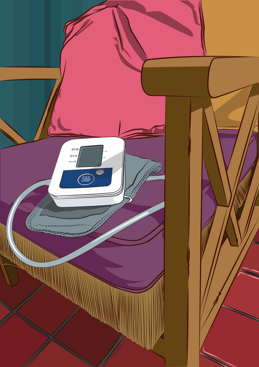 armchair, pillows, sphygmometer, medical supplies, medical equipment, medical supplies, medical supplies, medical supplies, medical supplies, medical supplies, medical equipment, medical equipment, medical equipment